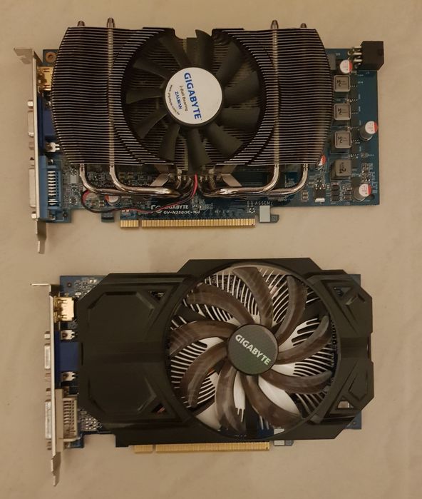 Placi video PCIex GTX560, GTS250, Radeon R7 250, GT 710