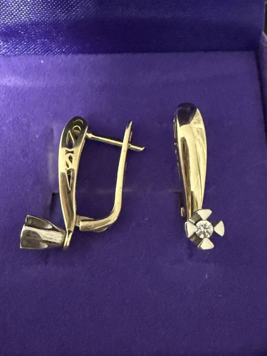 Бриллиантовые серьги