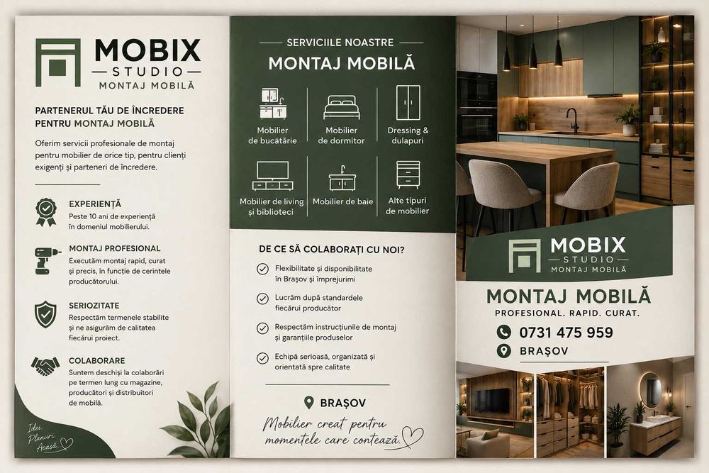 Montaj Mobila / Mobila la Comanda.