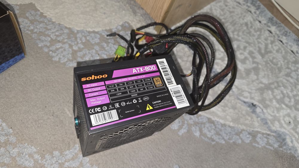 блок питания (БП) Sohoo ATX-800.