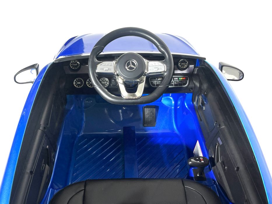 Mercedes cla 45 s amg 12v – детска акумулаторна кола, синя, eva гуми,