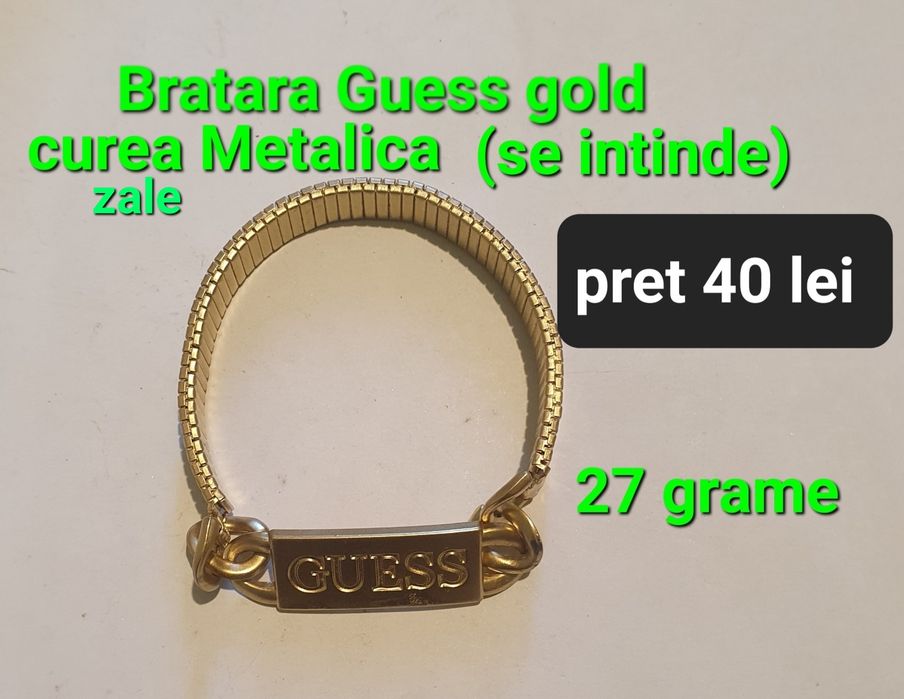 Bratari Guess inox gold