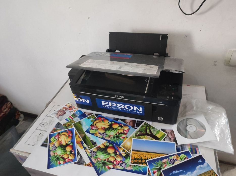 epson L 200 yangi aybi yoʻq dyuzi 100% Kopiya Skanerli Rangli printer