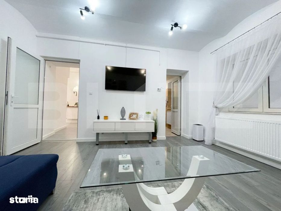 Apartament cu 2 camere, 50 mp, pet friendly, zona Centrala