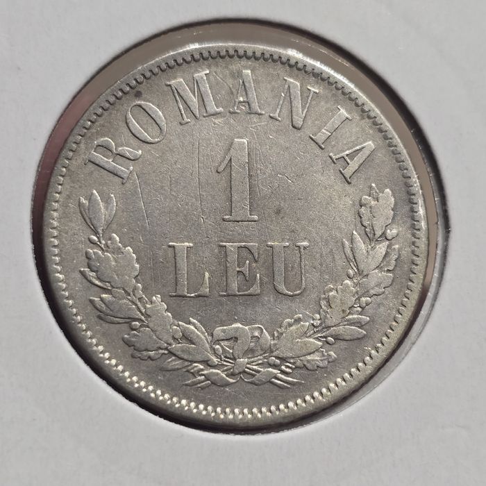 1 leu 1874 moneda
