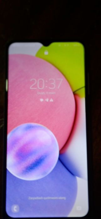 Samsung A03S karobka dakument bor 2 simkarta imea bolgan