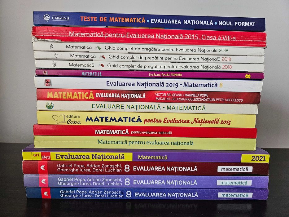 Cărți matematică pentru EVALUAREA NAȚIONALĂ