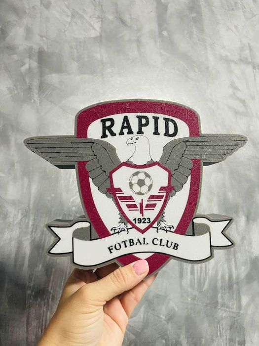 Lampă 3D personalizată cu sigla echipei tale preferate!