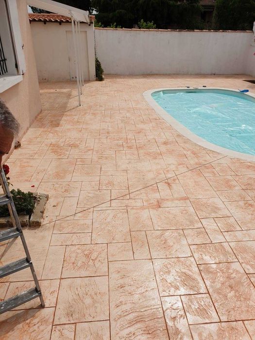 Beton Amprentat/Beton Elicopterizat/Beton Amprentat în vertical