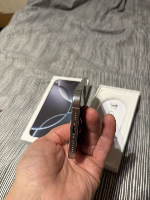 Iphone 16 pro max silver white 256gb