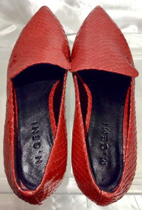 Pantofi  dama M. GEMI Italy Snake Skin Red mr.38 noi la cutie