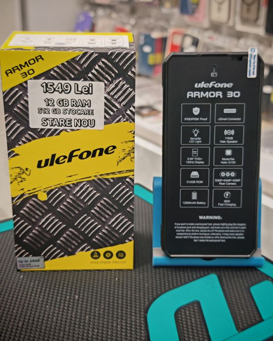 Ulefone Armor 30, 12/512 GB, Nou, 2 ani garanție