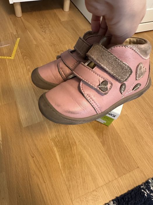 Ghete / pantofi inalti Kickers si Primigi, piele, 25 EU, int. 16 cm