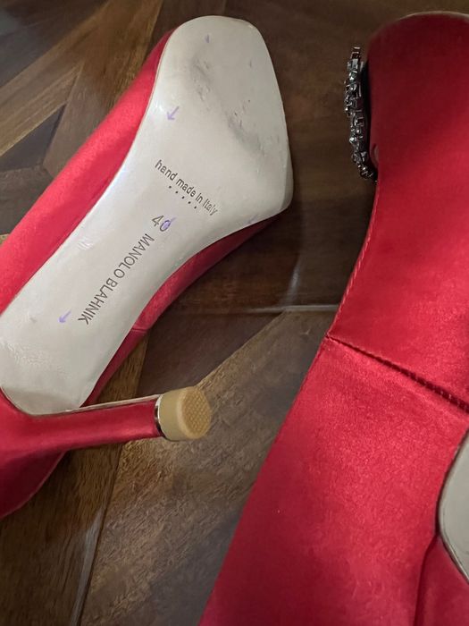 Новые туфли Manolo Blahnik, 39-40 размер (маломерят)