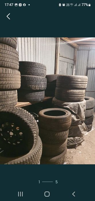 Шины зимние летние б/у