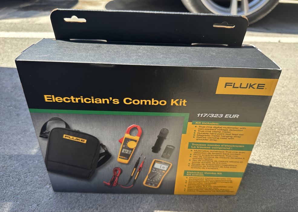 Fluke 1587 FC set, Fluke 179, Fluke 117/323 EUR set, voltalert