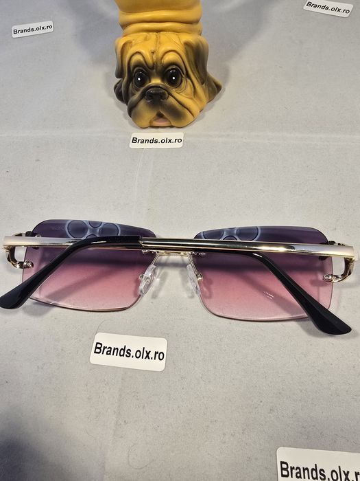 Set Ochelari de soare Cartier Rimless Violet, 17594, made in Italy