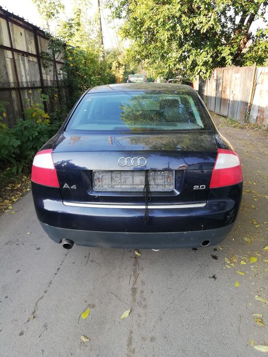 Ауди а4 на части 2.0бензин 131коня 2002год