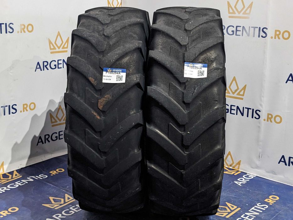 Pereche 2 anvelope 13.6/R24 (340/85/R24) Michelin (cod P100294A)