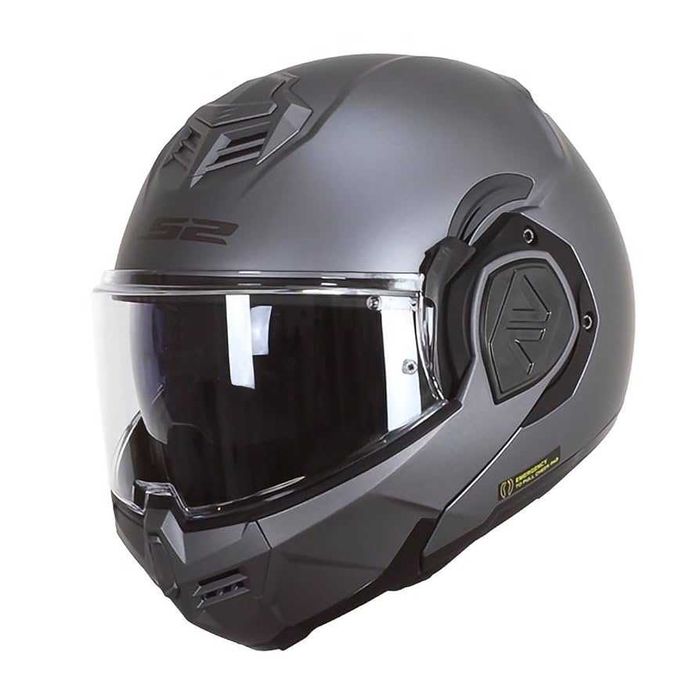 Топ Цена Отваряeмa мото Каска LS2 FF906 ADVANT 360 TITANIUM MATT,очила