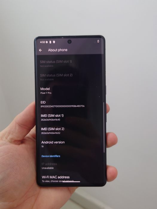 Google pixel 7 pro MDM