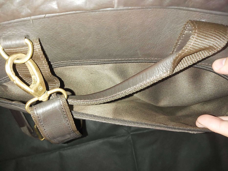 Geanta maro inchis pentru barbati din piele naturala – Pellearts