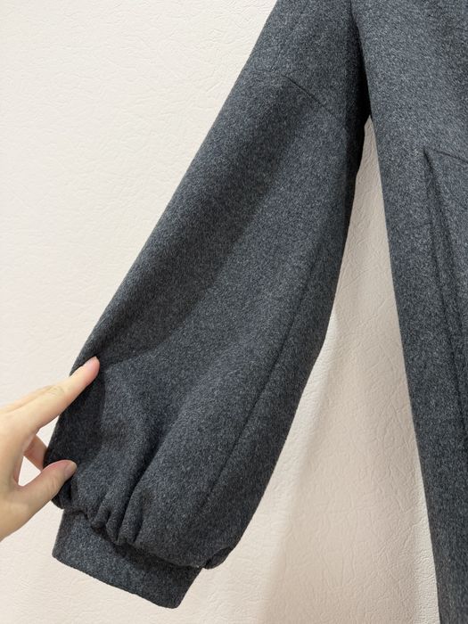 Пальто трапеция из натуральной шерсти