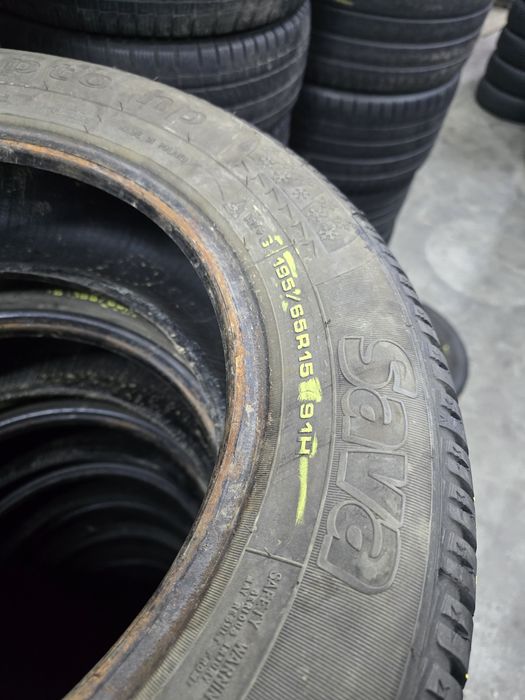 4x 195/65/15 M+S SAVA 2019 Stare excelentă