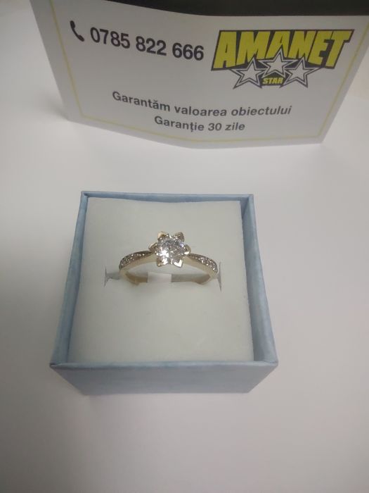 Inel de logodna aur 14k efn