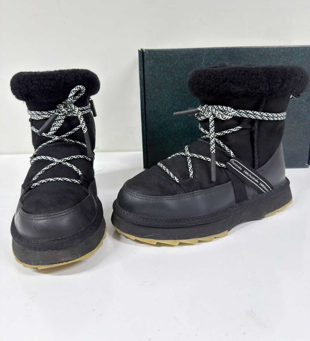 EMU AUSTRALIA Blurred Micro Black Waterproof (Много Запазени) - Размер 37 (23.5 см стелка)
