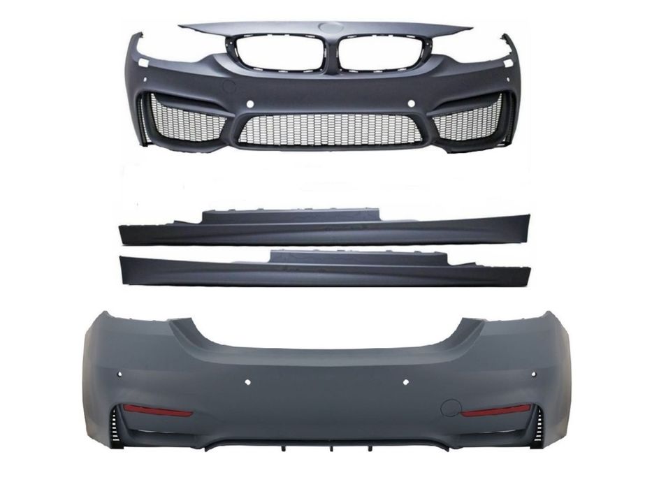 Kit Exterior BMW Seria 4 F32 M4 Design Grile pentru proiectoare