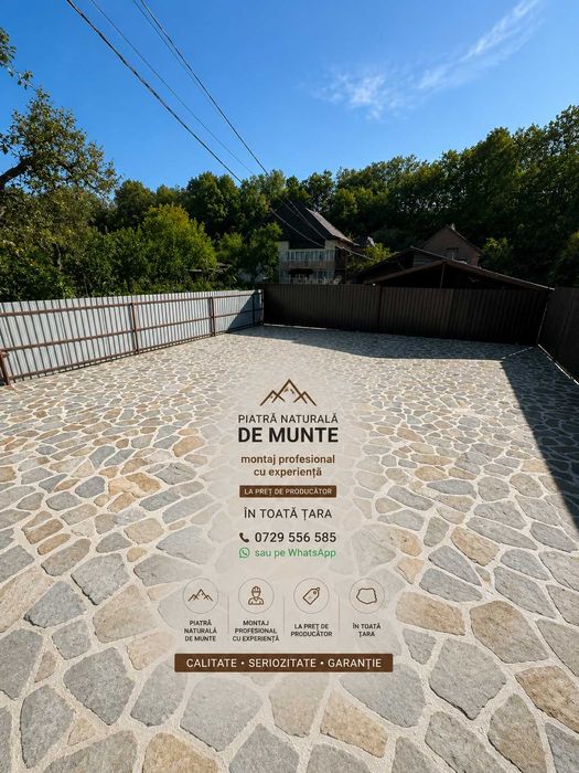 piatra naturala de munte si montaj profesional