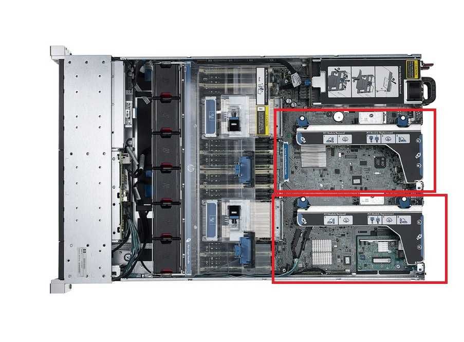 HPE Proliant DL380p Gen8 3 Slot PCIe Riser