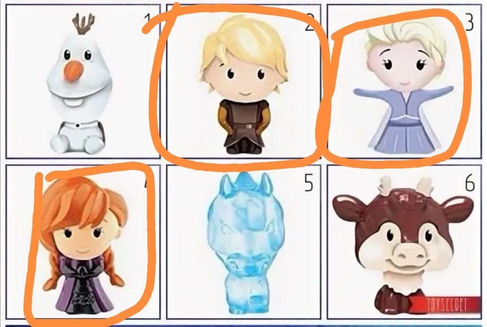 Киндер игрушки из разных серий