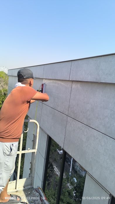 Fasad moyka oyna tozalash xizmati