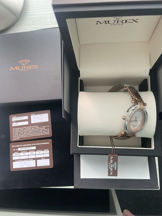 Дамски швейцарски часовник Murex diamonds €1800 Swiss made
