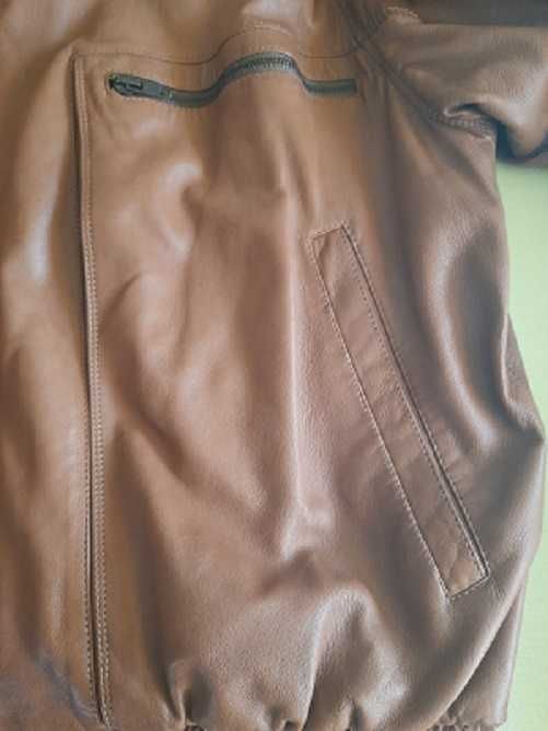 Geaca de piele naturala 48 RUFFO, made in  Italy