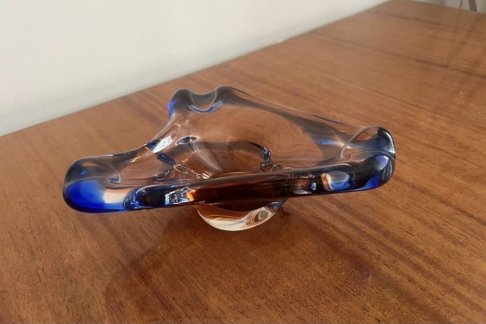 Вазы Богемия ,хрусталь ,латунь, времён СССР