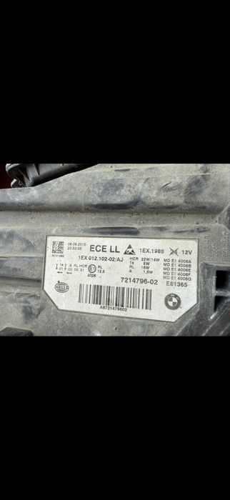 Десен Лед фар Бмв Ф30 Ф31  (desenLED far Bmw F30  F31