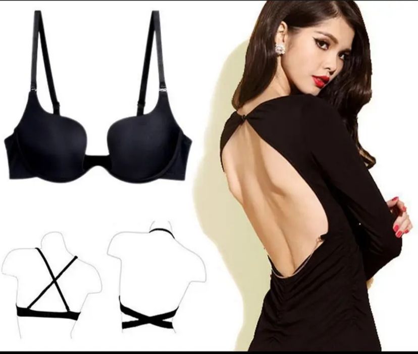 Бюстгалтер с пушапом для одежды с открытой спиной