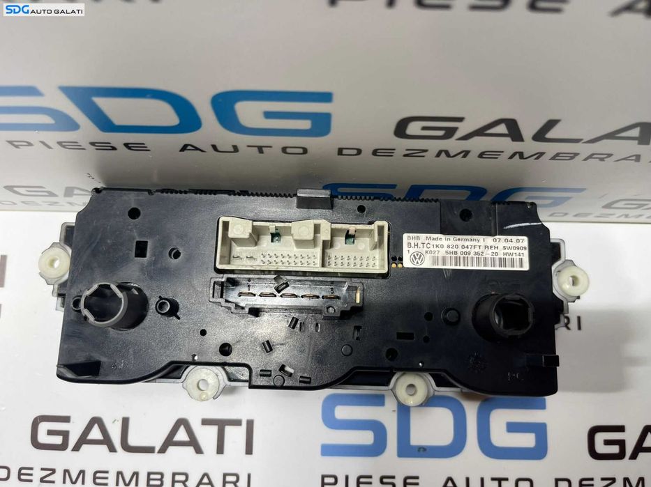 Climatronic Panou Comanda AC Aer Conditionat Clima Volkswagen Golf 5 2004 - 2008 Cod 1K0820047FT [1066]
