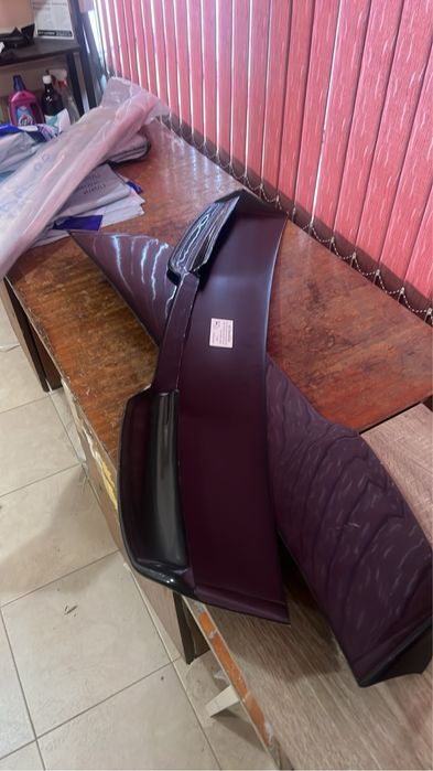 Спойлер за Audi A3 2003 до 2008 8P с 2 и 4 врати - RS3 Style черен лак