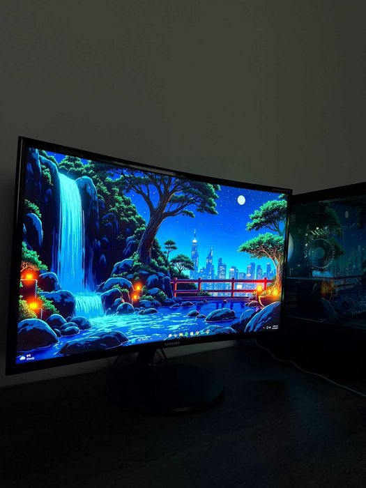 Monitor LED Samsung Curbat 27 inch 4 ms Negru FreeSync 60 Hz