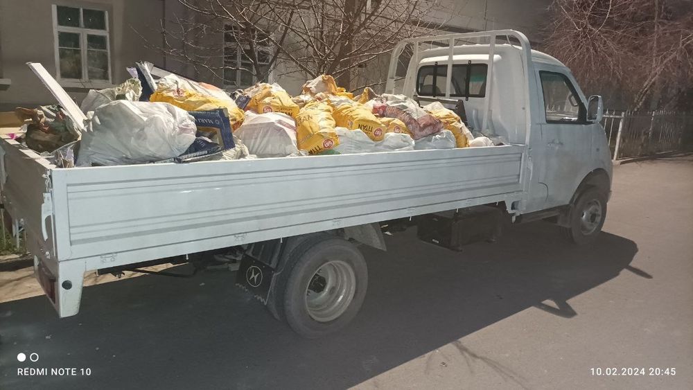 Вывоз мусора по городу ташкента