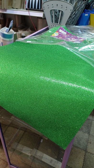 Фоамиран глиттерный двухсторонний 50*70см