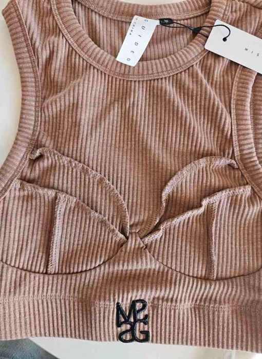 Дамски топ с ластик на талията