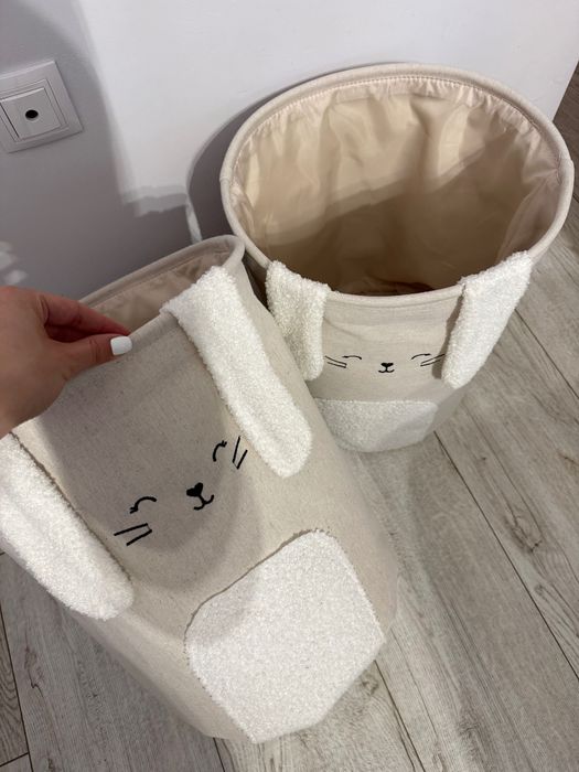 Детски мек кош за съхранение Зайче SINSAY