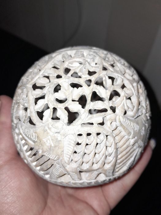 Подсвечник из мыльного камня