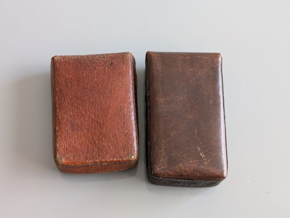 Кожени кутии за цигари или карти