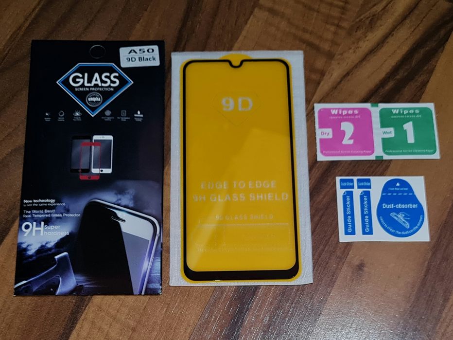 Folie sticla full cover originala Unipha Glass Samsung A50 A30 A20 M30